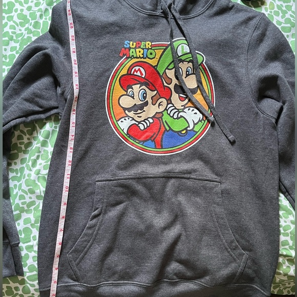 Nintendo Mario Luigi Back to Back Pull Over Hoodie - Small - Picture 3 of 4